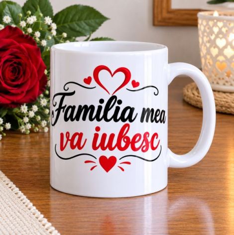 Cana familia mea+1breloc gratuit la comanda