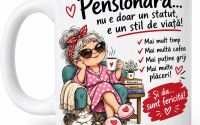 Cana funny pensionara+1breloc gratuit la comanda