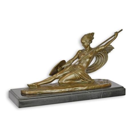 Amazoana razboinica-statueta din bronz