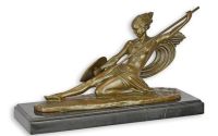 Amazoana razboinica-statueta din bronz 