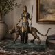 Amazoana cu pantera-statueta din bronz