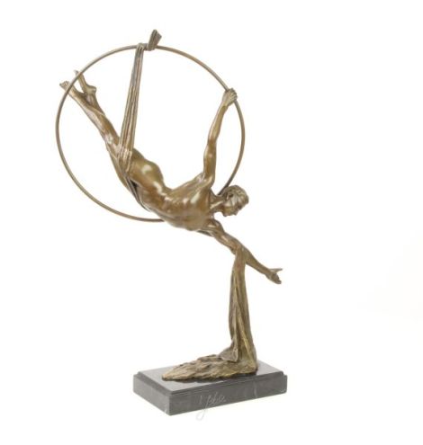 Dansator in cerc-statueta din bronz