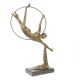 Dansator in cerc-statueta din bronz 