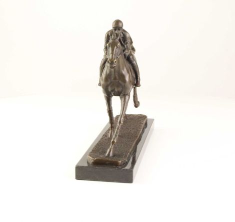 Calaret cu calul sau-statueta din bronz