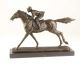 Calaret cu calul sau-statueta din bronz 