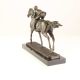 Calaret cu calul sau-statueta din bronz 
