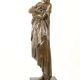 Augustus-statueta din bronz cu un soclu marmura