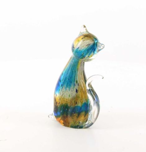 Pisicuta-figurina din sticla Murano