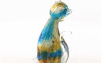 Pisicuta-figurina din sticla Murano