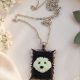 Pandantiv Tablou Unicat Catelus Fosforescent 