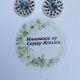 Cercei Swarovski Blue Saphhire si marcasite