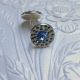 Cercei Swarovski Blue Saphhire si marcasite