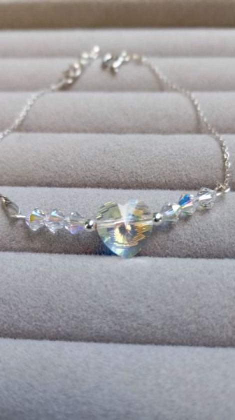 Bratara din argint cu cristale Swarovski