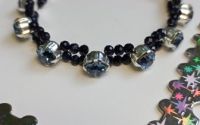 Bratara cu Piatra Soarelui si Swarovski Montee 
