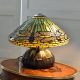 Lampa Tiffany cu libelule verzi
