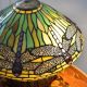 Lampa Tiffany cu libelule verzi