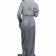 Statueta de gradina din rasini cu o femeie