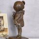 Fetita scafandru-statueta din bronz 