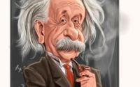 Caricatura Einstein