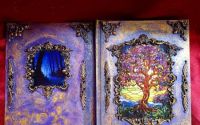 Jurnal handmade Arborele Vieii stil fantasy
