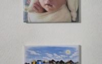 Set 5 magneti foto personalizati 50x50 mm - Cadou 