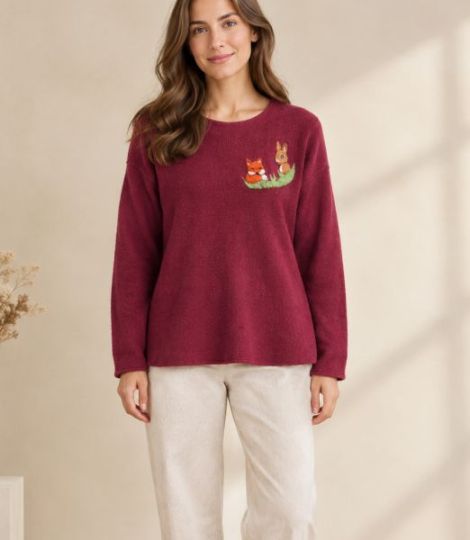 Bluza Poveste cu vulpe si iepuras