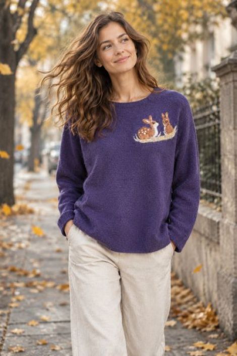 Bluza Poveste cu iepuras si caprioara