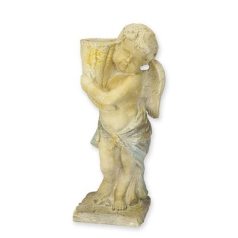 Ingeras cu cornul abundentei-statueta rasini