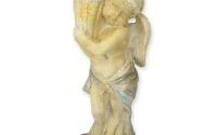 Ingeras cu cornul abundentei-statueta rasini 