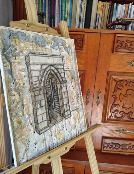 Tablou pictat manual creaie proprie
