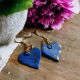 Cercei Inimioare Albastre