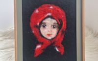 Reproducere Fetita cu basma rosie