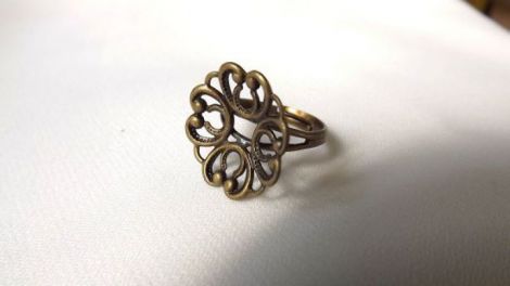 cadru inel bronz - 1buc. cod 541