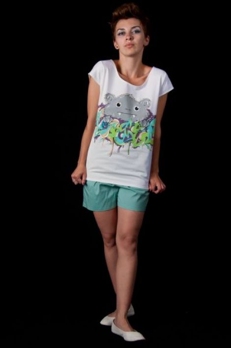 Bluza pictata manual