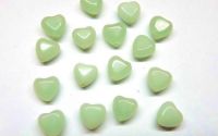 inimioare new jade 8x8mm - 1 buc. cod 92