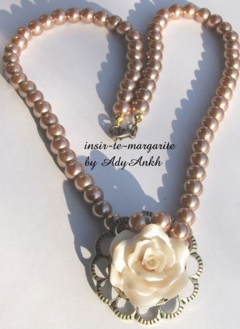 Cream and roses