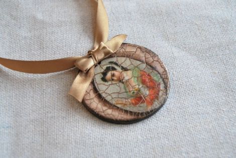 Ornament "Vintage lady"
