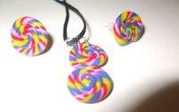 Colourful Lollipop- colier si cercei