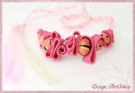 Colier ZipPink