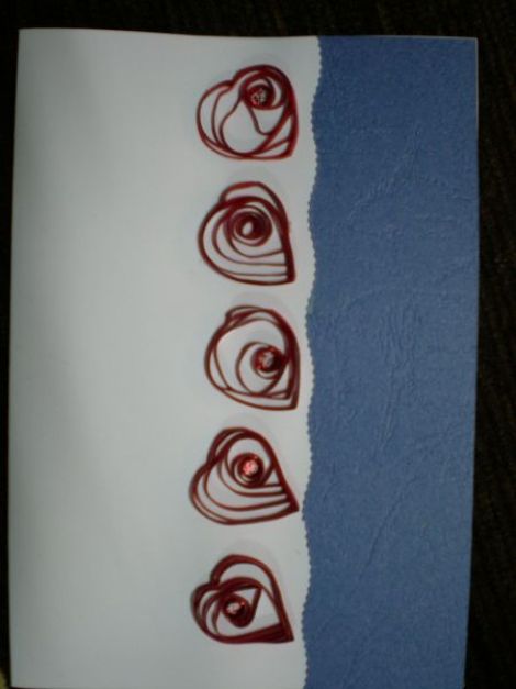 Felicitare "Inimioare" 1