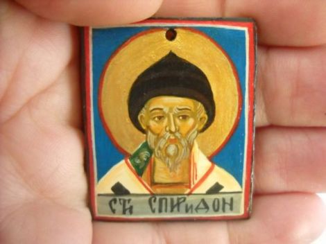 iconita cu Sfintul Spiridon