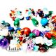 Set multicolor cipsuri si pietre semipretioase