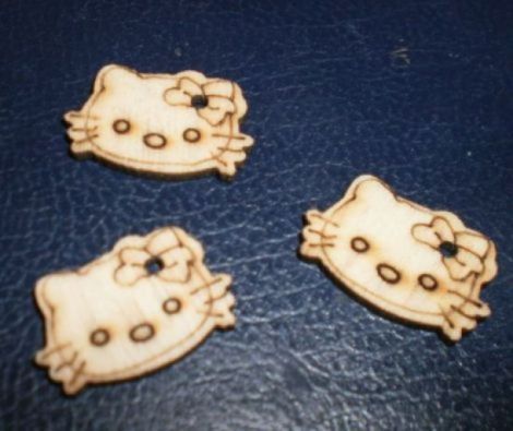 19x13mm charm pandantiv lemn hello kitty