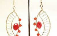Cercei handmade "RED EYES"