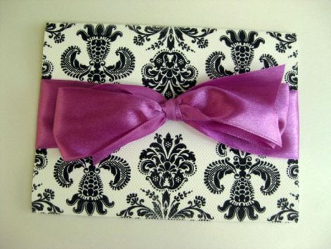 Invitatie WHITE DAMASK SMALL