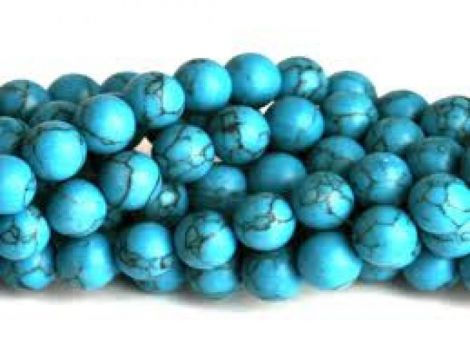 Turquoise sferic 10 mm