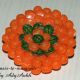 Lotus - orange and green