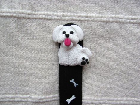 Semn de carte cu bichon