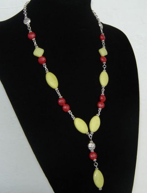 Colier lemon jade
