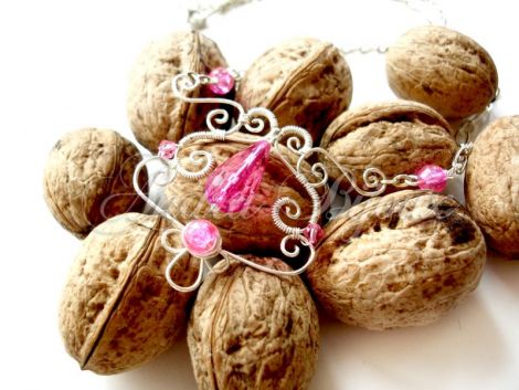 Colier Drop of Pink